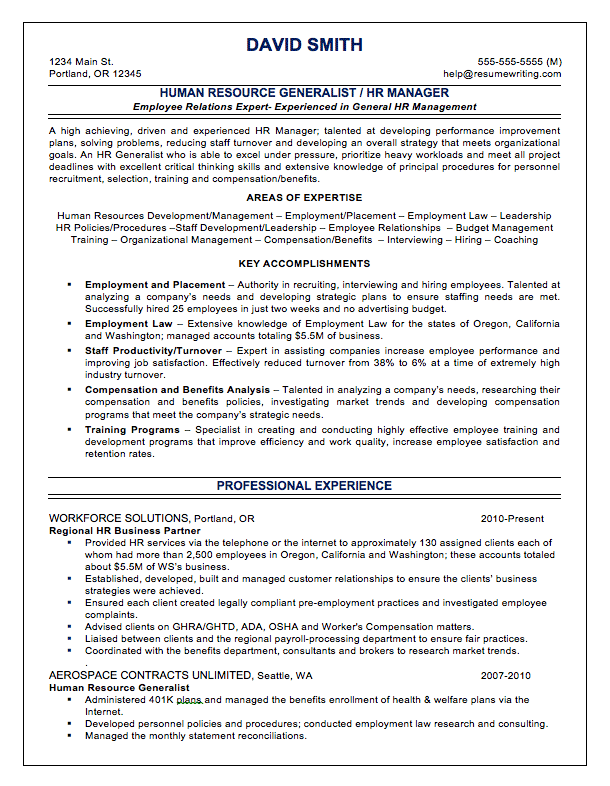 Contract hire interview researcher resume